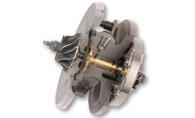 Defect in a Chra Melett core cut away - whats inside a turbo core